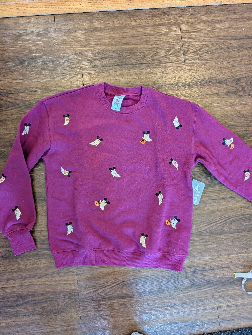 Disney Store Embroidered Ghost Pullover